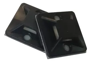 BASE PARA TIRRAP ADHESIVO WIREPLUS+ 30mmX30mm Paquete de 100und