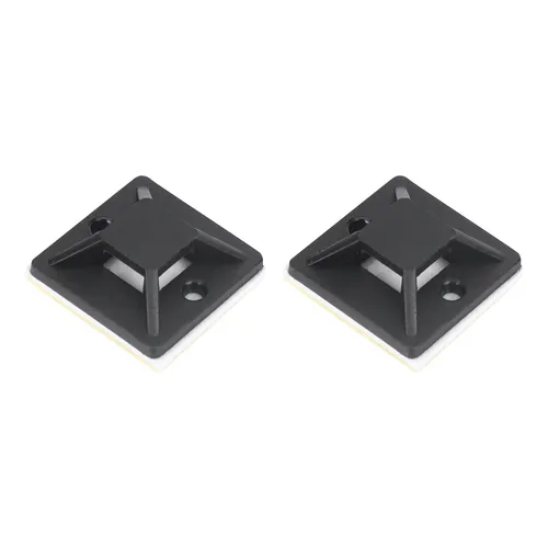 BASE PARA TIRRAP ADHESIVO WIREPLUS+ 20mmX20mm Paquete de 100und 