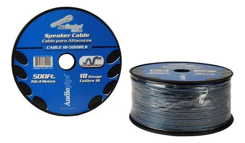 CABLE16-500BLS CABLE CORNETA # 16 azul 152 MTS PVC