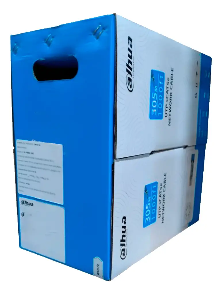 CABLE UTP CAT5E DAHUA DH-PFM920I-5EUN 100% COBRE INTERIOR BLANCO