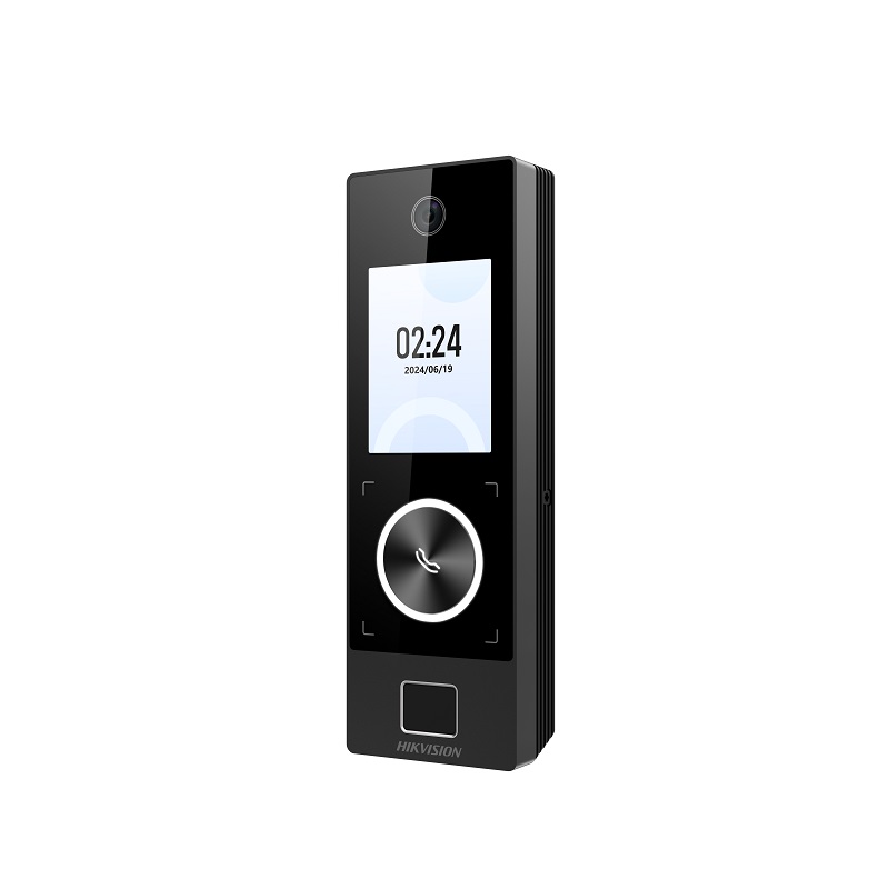 DS-K1T323EBFWX-E1 Terminal Facial Min Moe WiFi & PoE con Botón de Llamada/Exterior IP65/ Tarjetas Virtuales Bluetooth con HikConnect Teams/1000 Rostros y 3,000 Tarjetas Prox EM / HIK-IA