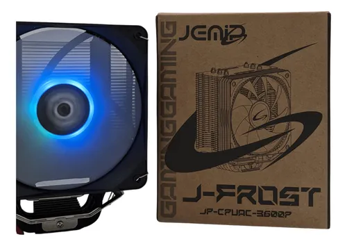 CPU COOLER JEMIP 600PRO J-FROST TORRE 6 TUBOS TDP 180W INTEL-AMD ARGB NEGRO