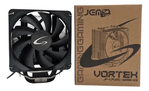 CPU COOLER JEMIP 600PRO VORTEX TIPO TORRE 6 TUBOS TDP 180W INTEL-AMD NEGRO