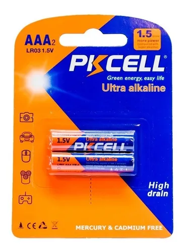 PILA PKCELL ALCALINA AAA*2
