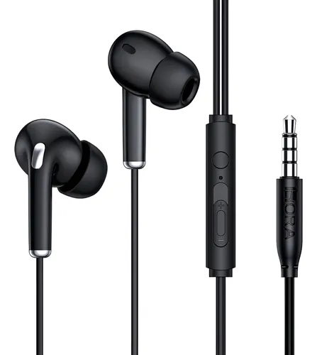 AUDIFONOS ALAMBRICOS DEEP BASS 3.5MM 1HORA BLACK AUT123N