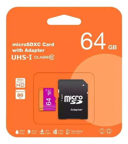 MEMORIA MICRO SD ADATA 64GB CLASE 10 AUSDX64GUICL10R
