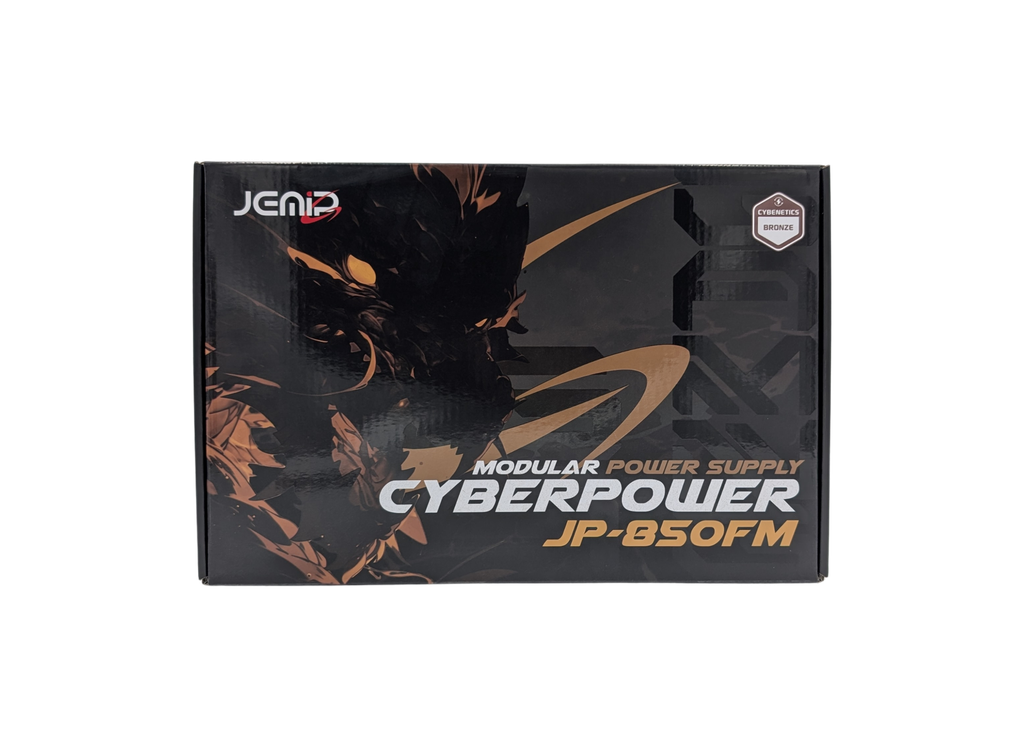FUENTE DE PODER JEMIP 850W GAMING FULL JP-850FM BRONZE CERTIFICADA CYBENETICS 100-240V