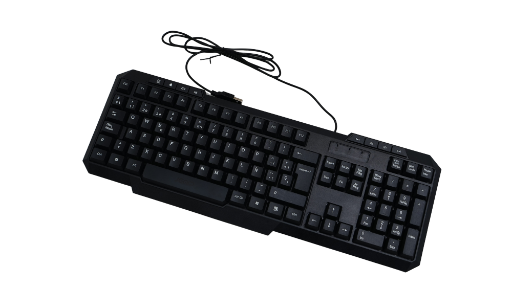 TECLADO JEMIP K888 MULTIMEDIA USB NEGRO
