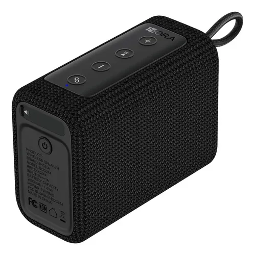 BOCINA INALAMBRICA BOC244N BLUETOOTH NEGRO 1HORA