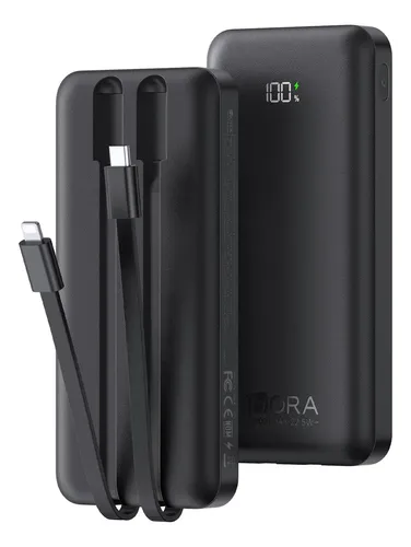 BATERIA PORTATIL BAT101N 10000MAH 22.5W POWER BANK 1HORA