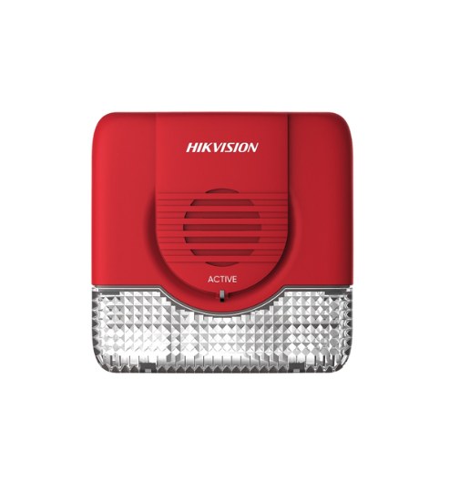 Sirena con Luz Estroboscopica/ dos hilos con polaridad HF-CSS1 Hikvision