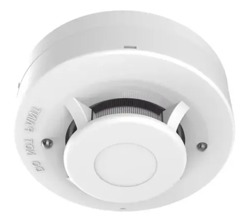 Detector de humo cableado de 4 hilos con reinicio automático y sirena interna DS-PDSMK-4BAR Hikvision