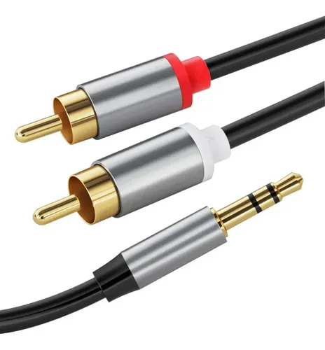 CABLE RCA 3.5MM 3M METAL 13670
