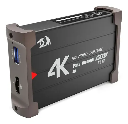 CAPTURADORA DE VIDEO FLASH REDRAGON 4K 60FPS VC-321