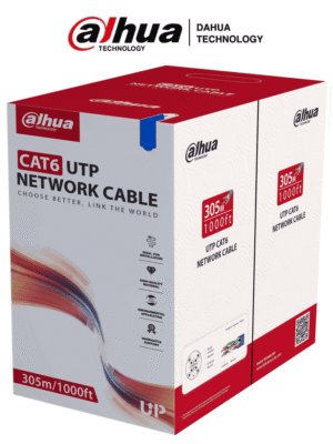 CABLE UTP DAHUA sCAT6 100% COBRE CERTIFICADO CPR Eca PFM920I-6UN1-N AZUL