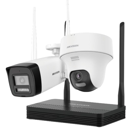 DS-J142I/NKS424W02H Kit Cámara Ip Hikvision Ds-J142I/Nks424W02H Bullet 4Mp