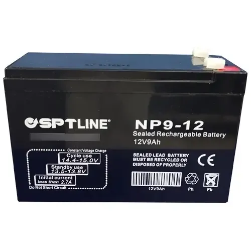 BATERIA DE GEL RECARGABLE SPTLINE 12V 9AH