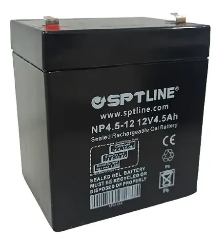 BATERIA DE GEL RECARGABLE SPTLINE 12V 4.5AH