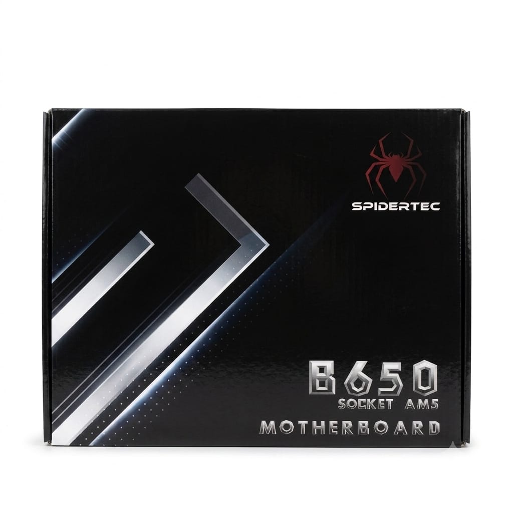 TARJETA MADRE SPIDERTEC IGNIS B650 SOCK AM5 2xDDR5 8000MHZ 2xM.2 SPI-B650