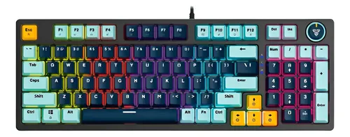 Teclado Fantech Atom96 MK890v2 Cableado (Azul Navy) SW_Taro
