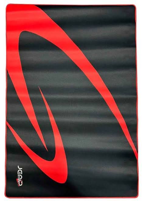 MOUSE PAD GAMING JEMIP CRIMSON 80x55CM NEGRO-ROJO 