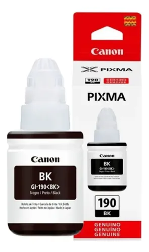CANON BOTELLA DE TINTA GI-190 NEGRO 