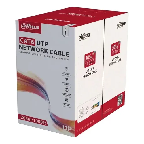 CABLE UTP CAT6 DAHUA DH-PFM920I-6UN-C BLANCO