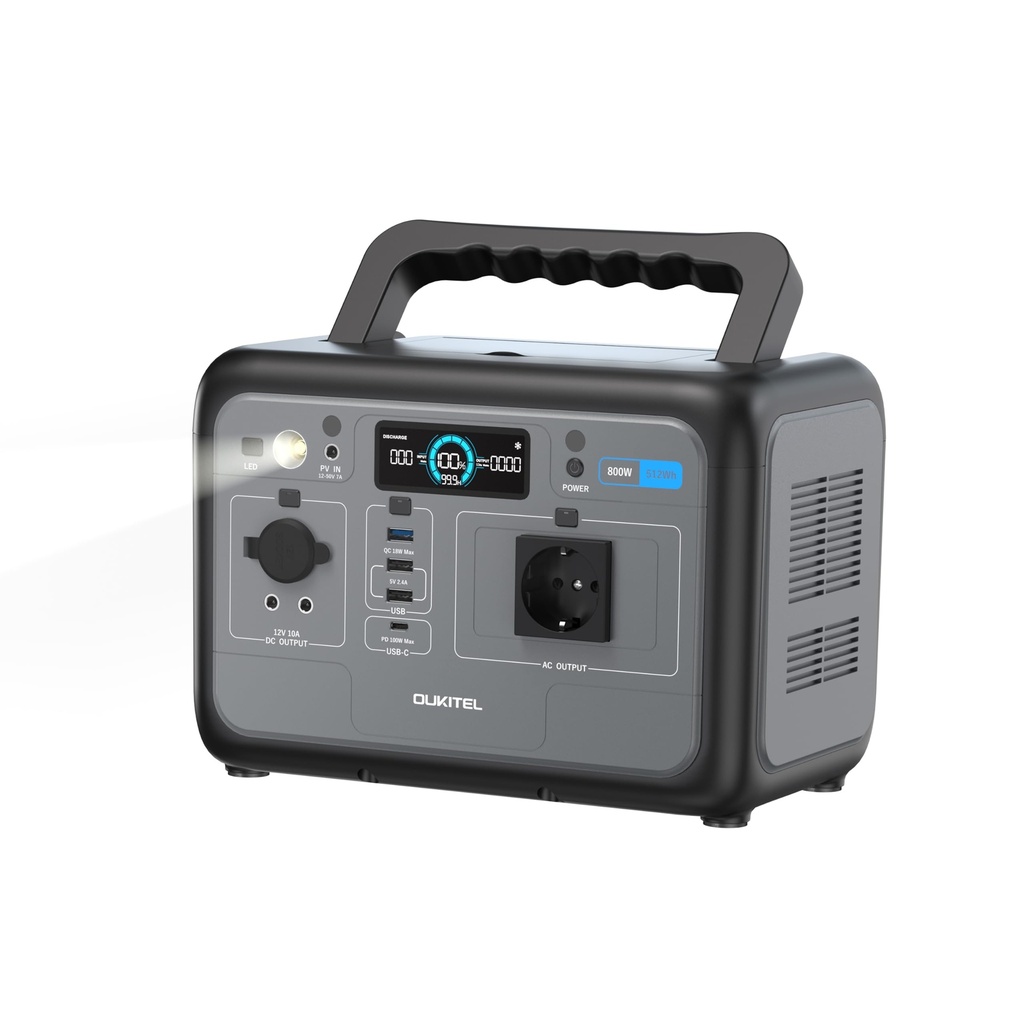 ESTACION DE PODER PORTATIL P800 800W 512WH
