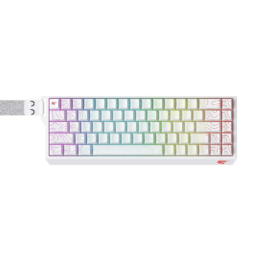 TECLADO MECANICO HAVIT KB922L BLANCO