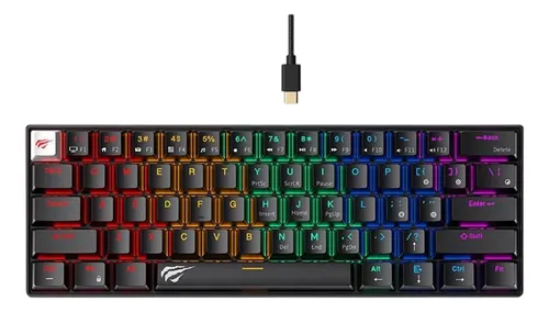 TECLADO MECANICO HAVIT KB903L NEGRO