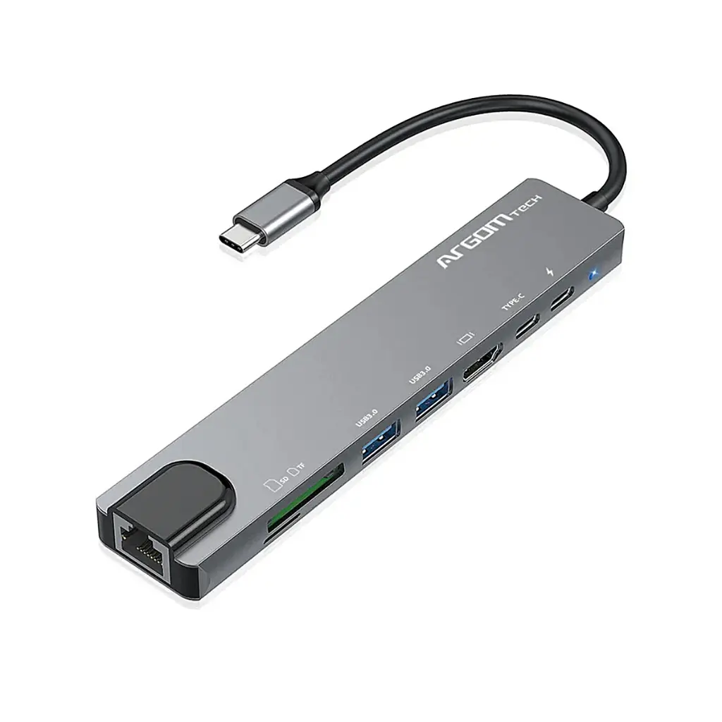 ADAPTADOR ARGOMTECH 8 EN 1 ARG-UB-0093