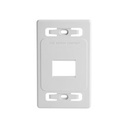 PLACA DE PARED KEYSTONE 2 SALIDAS KFP-S-02-02S