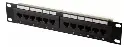 PATCH PANEL WIREPLUS+ 12 PUERTOS CAT6