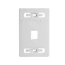 PLACA DE PARED 1 SALIDA MOLDULAR MAX MX-FP-S-01-02B