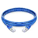 PATCH CORD AZUL CAT6 7 PIES (2MT) QNET 24AWG 100% COPPER