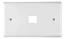 FACE PLATE 1 PTO LISO QNET