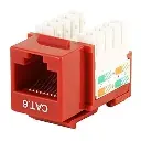 COUPLER CAT6 ROJO QNET