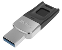 PENDRIVE NETAC 64GB US1 ENCRIPTACION HUELLA DIGITAL USB 3.0 NT03US1F-064G-30BK