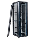 RACK DE PISO CERRADO ONLINK 42U 600x800x2054mm CON PUERTA FRONTAL DE MALLA Y DOBLE PUERTA TRASERA DE MALLA A36842-MDM/