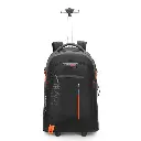 MORRAL CARRY ON CASUAL GLN98089 HEAVY DUTY PORTA LAPTOP 17" AOKING C/SALIDA CABLE, AUDIFONOS Y COBERTOR DE RUEDAS