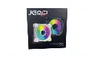 VENTILADOR JEMIP EVERCOOL 88 BLANCO 12CM ARGB JP12-88