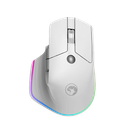 MOUSE MARVO G803 WH Duke 55-70 White wireless doble scroll 4000dpi RGB Ergonomico