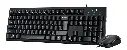 COMBO TECLADO MOUSE GENIUS KM-100SE 1200DPI 3 BOTONES 