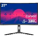ASTRA MONITOR 27" CURVO 2HDMI DP AUD OUT SPK DC 180HZ GAMING 2708JXH