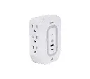 ASTRA TOMA CORRIENTE PROTECTOR DE SOBRETENSIONES CON SENSOR DE LUZ YB4062UPYD