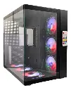 CASE JEMIP GAMING EVO II ATX/ 1USB 3.0/ TYPE C/ HD AUDIO 6xFAN ARGB HUB+CONTROL LATERAL-FRONTAL VIDRIO BLANCO JP-208SS W