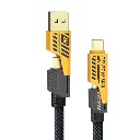 CABLE 4EN1 65W 1MT FLAT WIRE USB TIPO C LIGHTNING 663871-1M