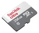 MEMORIA MICRO SD SANDISK 256GB CLASE 10 100MBs SDSQUNR-256G-G