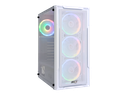 CASE JEMIP GAMING IRON MESH ATX 2xUSB HD AUDIO 1xFAN ARGB LATERAL VIDRIO TEMPLADO BLANCO