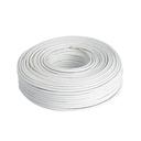 DS-1AC4AUC0M Bobina de 100 Metros de Cable Multifilar / CCA / 4 x 22 AWG / Color Blanco / PVC